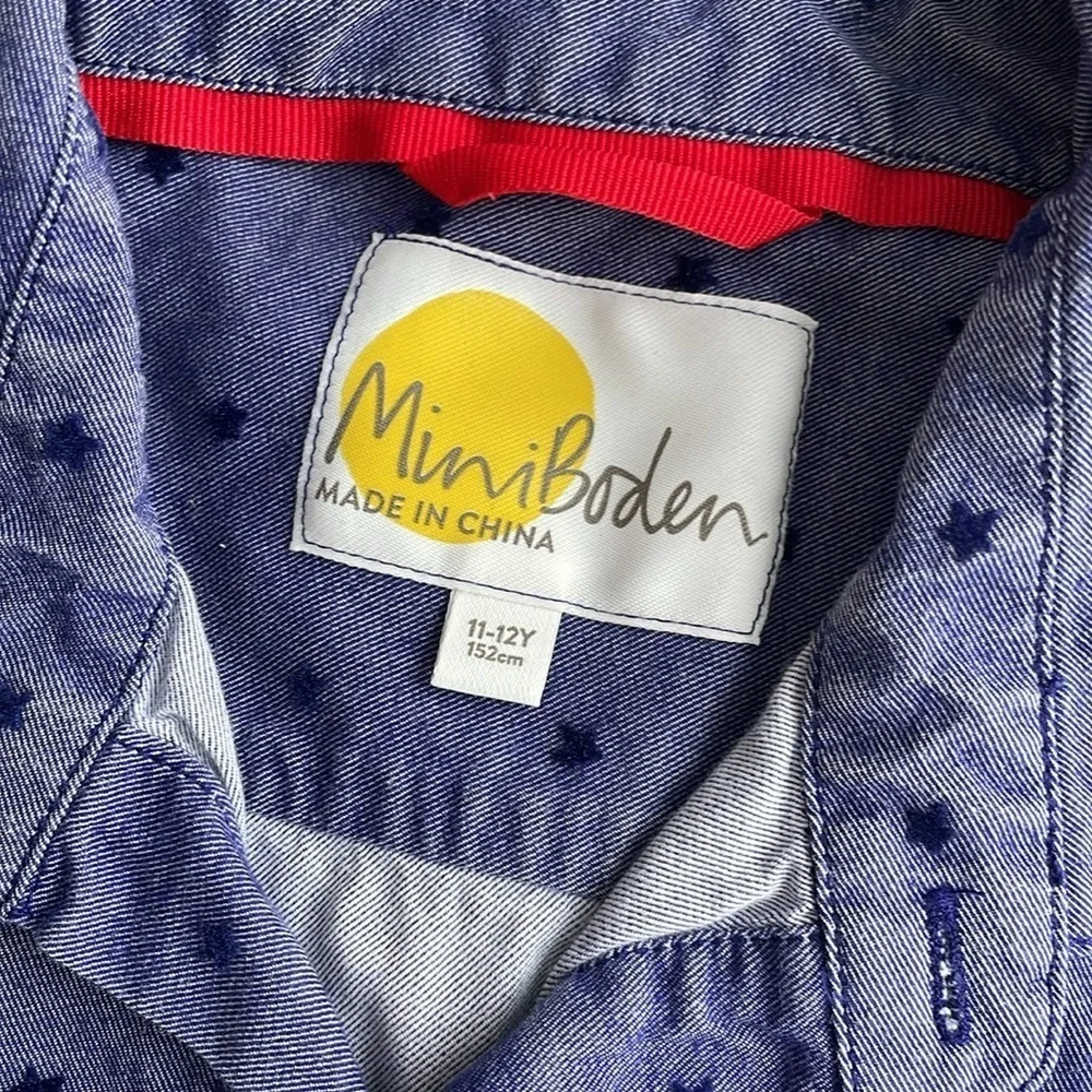 Mini Boden boys shirt size 11-12Y